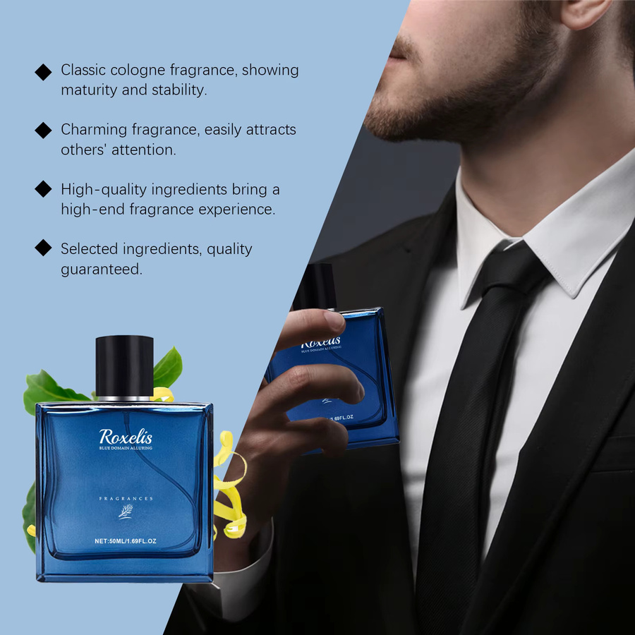 Roxelis Blue Domain Eau de Cologne, 50 ml, Herren - Bild 2