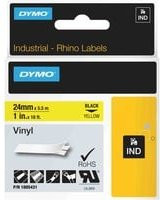 Dymo Rhino Vinyl-Beschriftungsband Gelb mit schwarzer Schrift, Breite: 24 mm, Länge: 5,5 m - Bild 2
