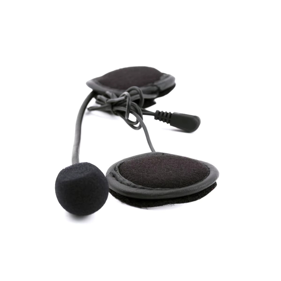 EJEAS V6 PRO Helm-Headset mit 3,5mm Jack Intercom-Mikrofon und Lautsprecher in Schwarz für Vnetphone V4 Motorrad-Kopfhörer - Bild 2