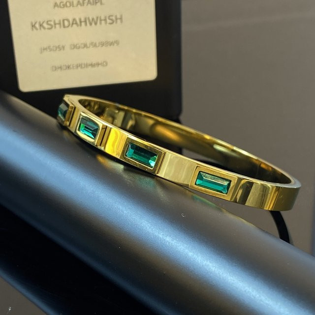 ZAKOL Armband, 18 Karat vergoldeter Edelstahl, Zirkonia, Damen - Bild 1
