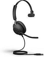 Jabra Evolve2 40 On-Ear Headset Mono, USB-A, Schwarz - Bild 1