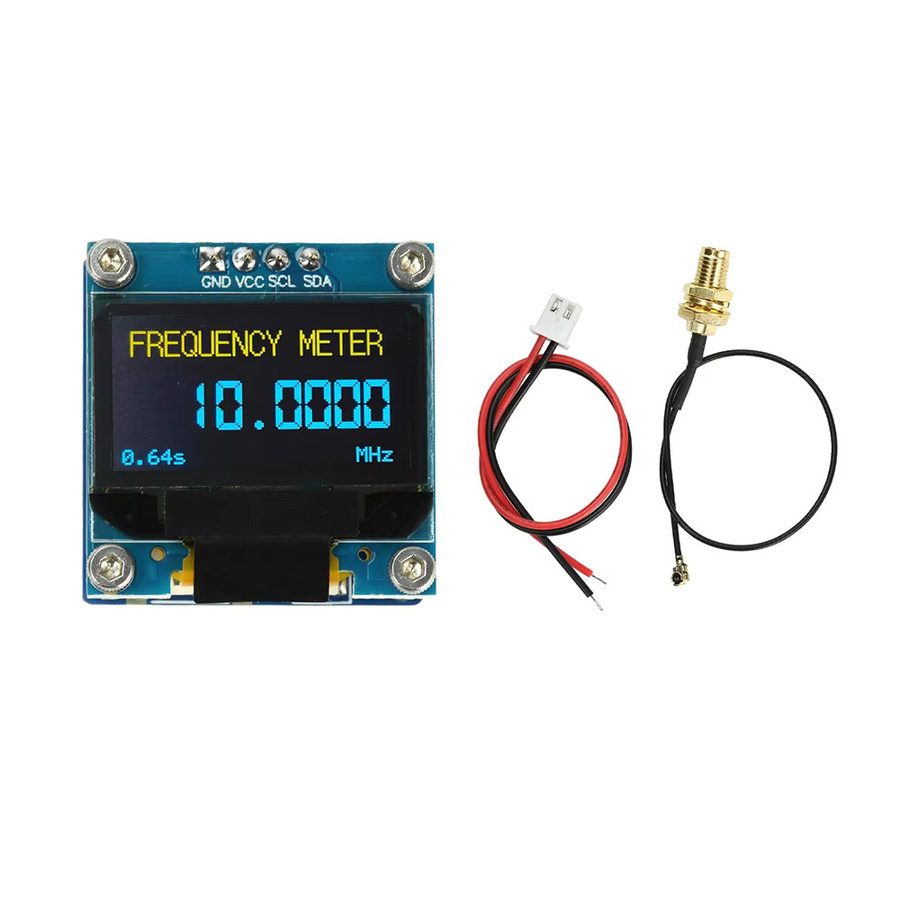 diymore OLED Frequenzzähler Anzeigemodul mit ±2,5 ppm TCXO zur HF-Signalmessung 1 kHz–100 MHz und 20 MHz–2,7 GHz in Blau - Bild 5