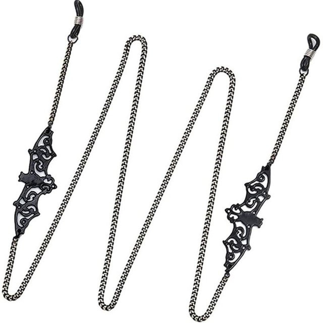 Brillenkette Love Home Garden, Fledermaus Anhänger, Schwarz, Damen - Bild 1