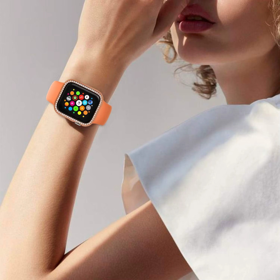 TINUORA Bumper Cover für Apple Watch, Strasssteine, Damen - Bild 4