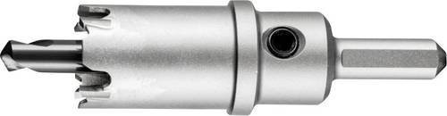 PFERD Hartmetall Lochschneider Lochsäge mit 25 mm Durchmesser und 10 mm Schaft-Durchmesser in Silber - Bild 1