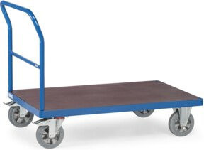 Fetra Schiebebügelwagen 12503 in Blau mit Elastic-Reifen und 1200kg Tragkraft - Bild 1