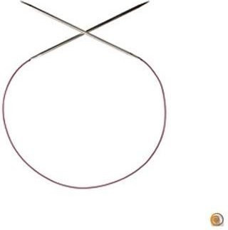 NOVA METAL Rundstricknadeln aus Metall in Silber, 80 cm - Bild 1