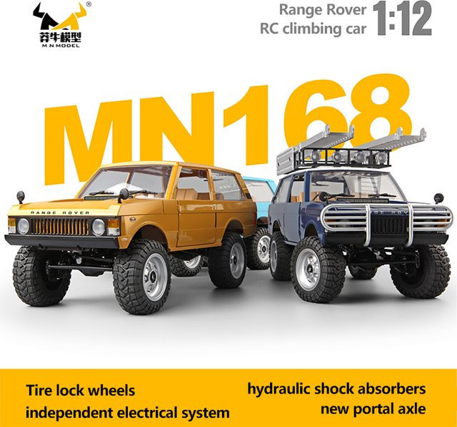 JIKEFUN MN168 Rc Auto, Crawler Geländewagen, 1:12, 4WD, ferngesteuert - Bild 1
