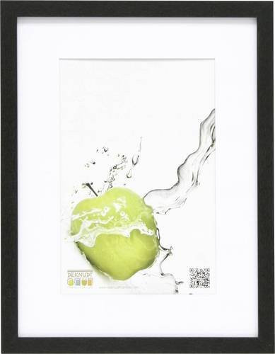 Deknudt S66KF2 P1 Bilderwechselrahmen mit Passepartout in Schwarz, B/H: 13 x 18 cm - Bild 1