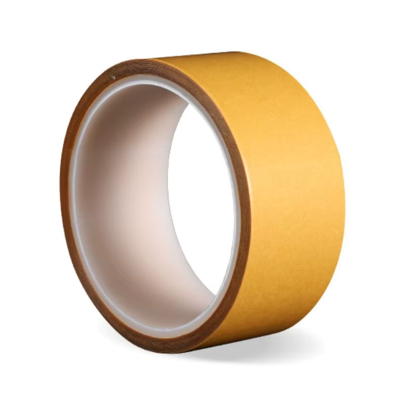 YX Doppelseitiges PET-Klebeband transparent mit gelbem Papier, Dicke: 0,05 mm, Breite: 10 mm - Bild 2