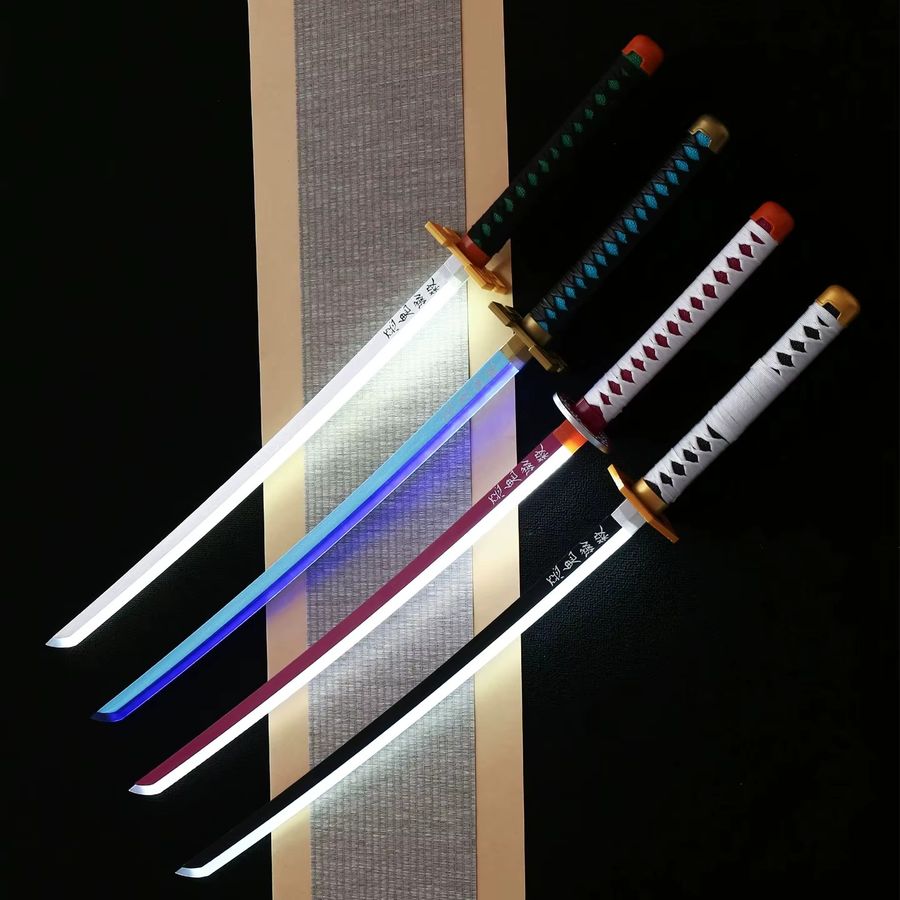 Bandai Demon Slayer Katana aus Holz im Mitsuri Design, Multicolor - Bild 2