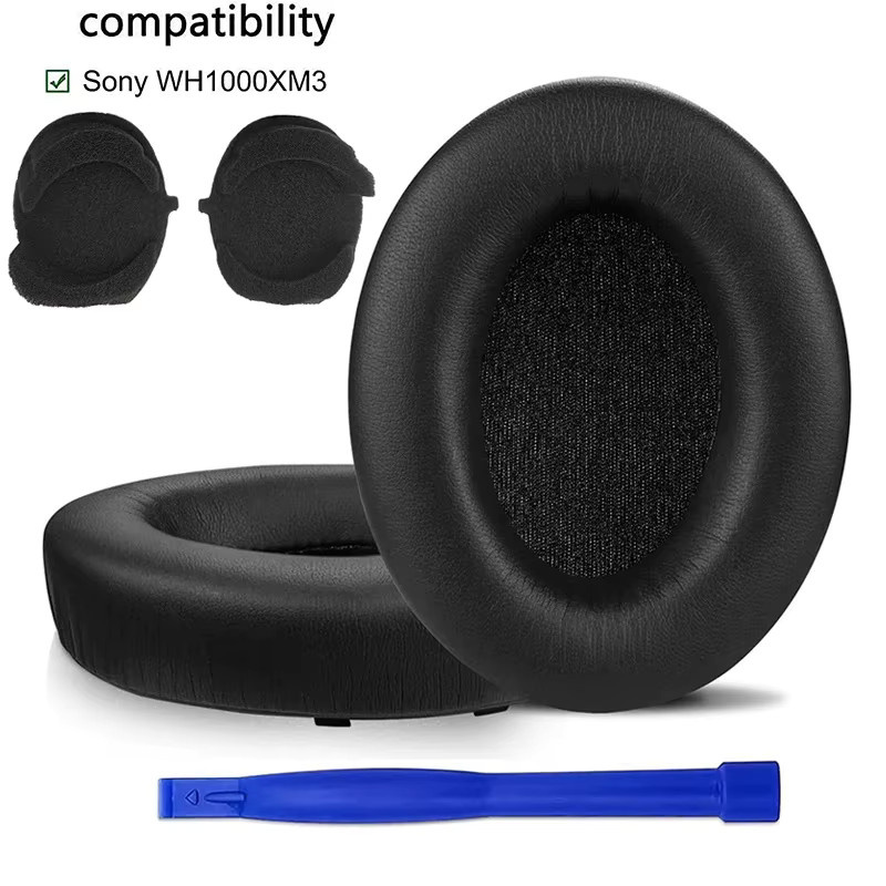 Sony Ersatz-Ohrpolster für WH-1000XM3 Over-Ear Kopfhörer in Schwarz oder Braun - Bild 5