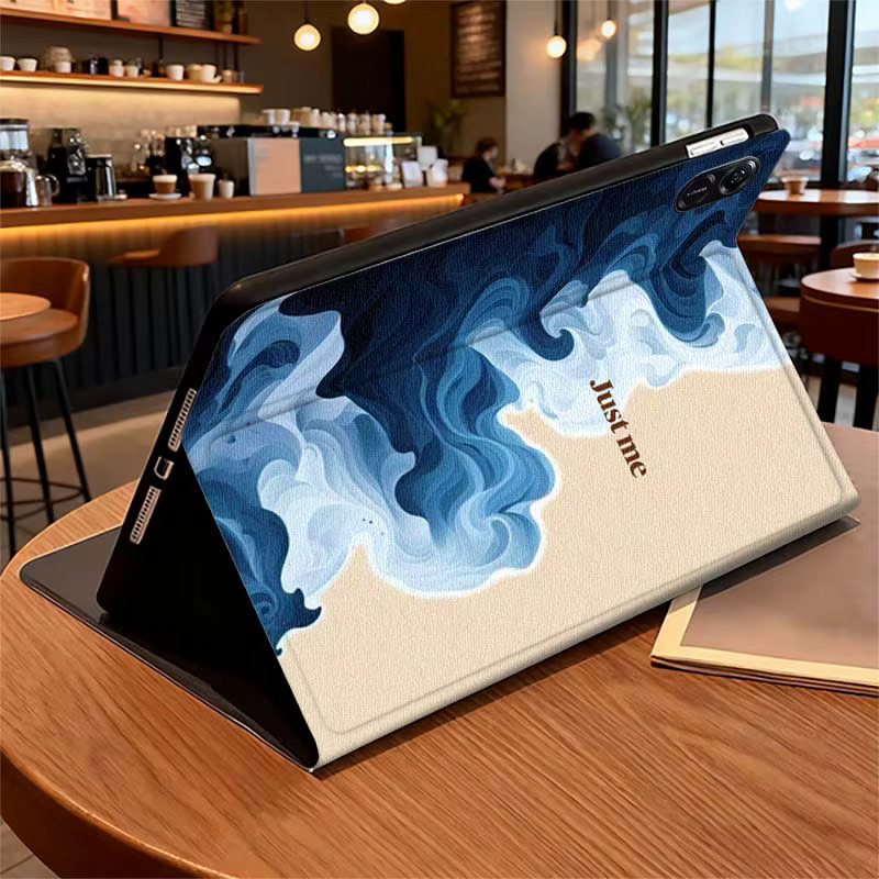 Kunst und Kreativität Wellenmuster Schutzhülle für Honor Magic Pad 13 Zoll - Bild 5