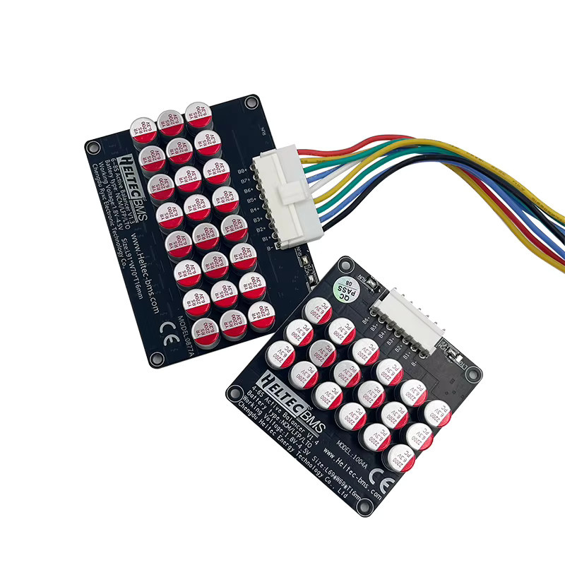 Heltecbms Aktiver Equalizer Balancer 5A mit Energiekondensator für LiFePO4, LiPo und LTO Batterien, Farbe: Schwarz - Bild 3