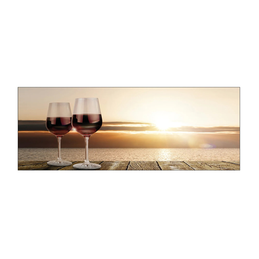 MySpotti Küchenrückwand Profix Cucina Feierabend Abendstimmung in Multicolour, B/H: 160 x 60 cm - Bild 2