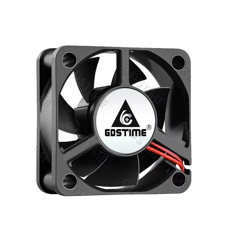 Gdstime 5020 DC Bürstenloser Axiallüfter in Schwarz, B/T/H: 50 x 50 x 20 mm, Mini-Abluftkühler für 3D-Drucker, DVR und NAS-Kühlung - Bild 2