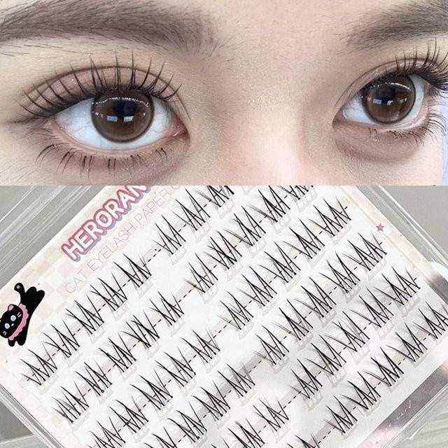 Cluster-Wimpern, Black, Natürlich, Unisex - Bild 1