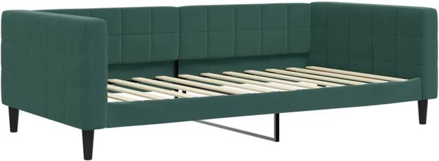 vidaXL Tagesbett in Dunkelgrün aus Samt, B/T: 100 x 200 cm - Bild 1