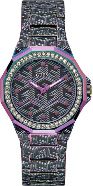Guess Damenuhr Misfit, Quarz, Edelstahl, 38 mm, Grau - Bild 1