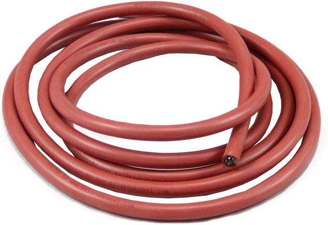 Suleno Sauna Silikonkabel in Rot für BioSteuergerät und BioOfen, 7x15mm - Bild 1
