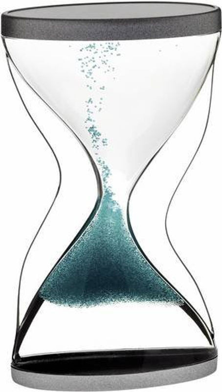 TFA Dostmann Sanduhr Grün Mechanisch mit 10 Minuten Laufzeit aus Glas und Kunststoff - Bild 1