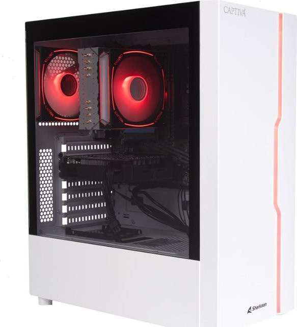 Captiva Advanced Gaming R98-793 PC in Weiß mit AMD Ryzen 5 5500, RTX 5050 8GB GDDR7, 1TB SSD, 16GB RAM und WLAN - Bild 1
