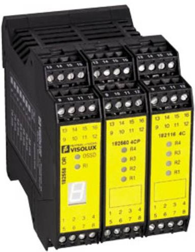 Pepperl+Fuchs Sicherheitsschaltgerät SB4-OR-4CP-4C in Schwarz mit 24 V/DC Betriebsspannung - Bild 1