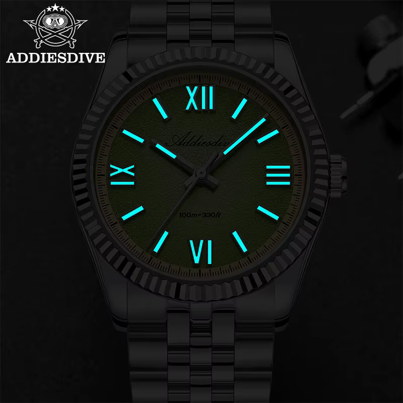 ADDIESDIVE Armbanduhr Edelstahl, Quarz, Bunt, Herren - Bild 5
