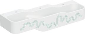 Geberit Spiel- und Waschlandschaft Bambini Wandmontiert, Grün/Weiß, Breite: 140 cm - Bild 1