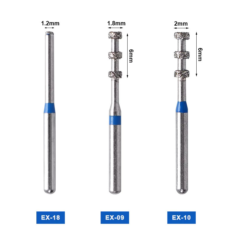 muduoban Dental Diamant Bohrer, 10 Stück - Bild 2