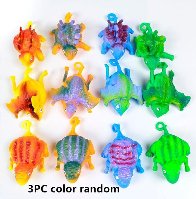 BC Pet Supplies Dinosaurier Tiere Aufblasbare Entlüftungsbälle, Weiche Bälle - Bild 1