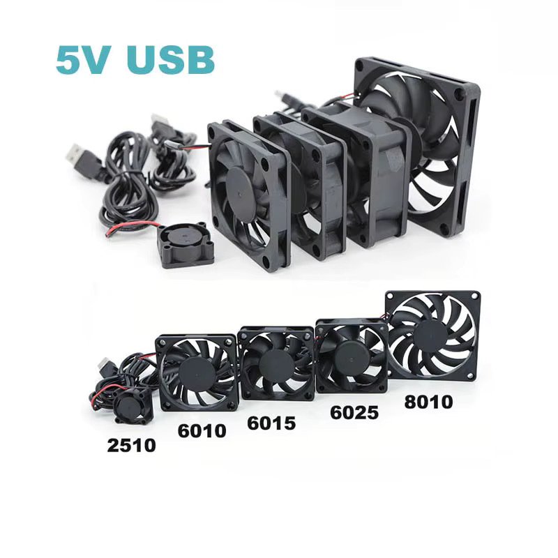 Gakaki USB-Kühlventilator DC 5V in Schwarz für Receiver, DVR, Xbox, TV-Box und Router - Bild 4