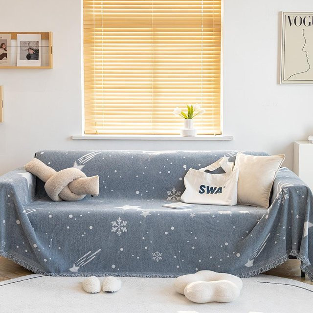Super Six Sofadecke aus Chenille, doppelseitig und kratzfest, B/B: 180 x 130 cm - Bild 1