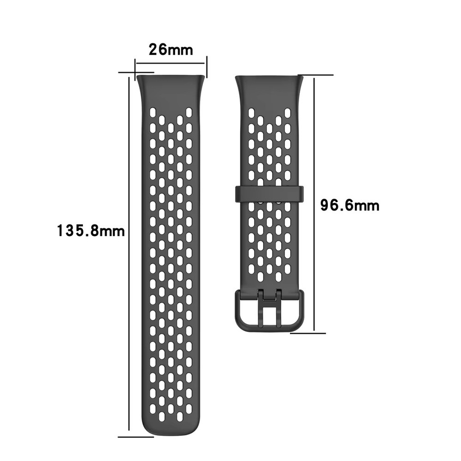 HUBANDE Uhrenarmband Silikon, Schwarz, Unisex - Bild 2