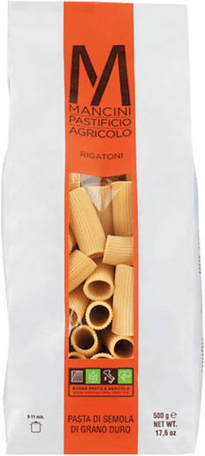 Mancini Rigatoni Hartweizen 500 g - Bild 1