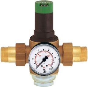Riegler Druckregler für Trinkwasser, DVGW-geprüft, Anschluss G 1, Druckbereich 1,5 - 6 bar - Bild 1
