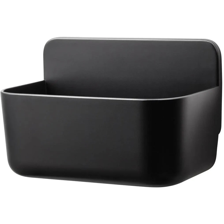 Tesa Lavaa Duschkorb Small Schwarz Klebend aus Kunststoff Breite: 20,0 cm, Höhe: 11,0 cm - Bild 2