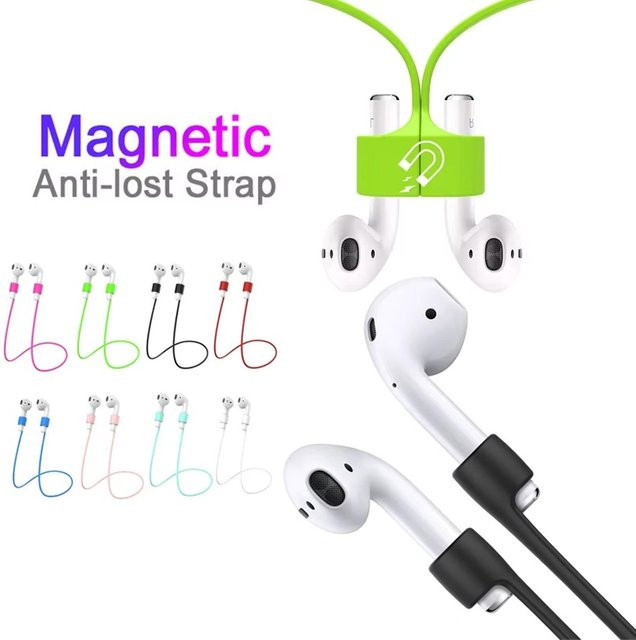 Silikon Anti-Verlust Magnetseil für Apple AirPods 3 und AirPods Pro 2 in Pink - Bild 1