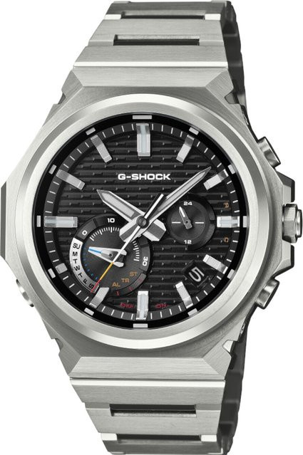 Casio Armbanduhr G-Shock, Solar, Edelstahl, Schwarz, 44 mm, Herren - Bild 1