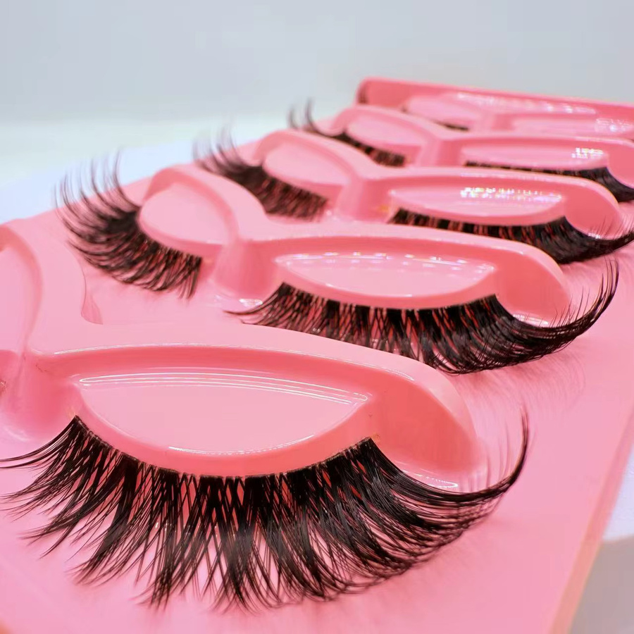 5 Paar falsche Wimpern, Black, Unisex - Bild 5