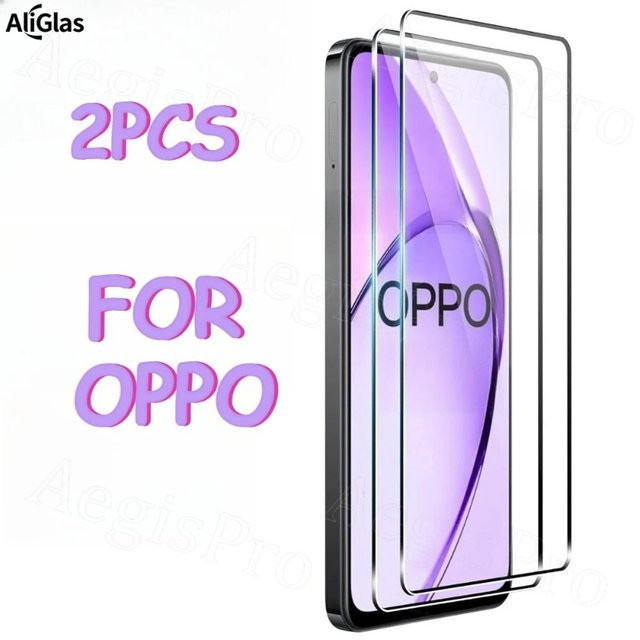 2 Stück ZMZE Displayschutzfolie aus gehärtetem Glas für OPPO Reno 13 und OPPO Reno 13 F, transparent und kratzfest - Bild 1