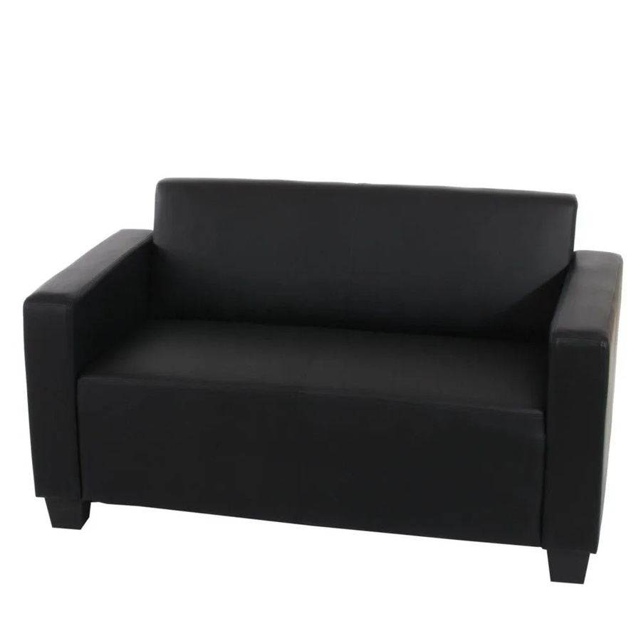 MCW Moncalieri Modular 2er Loungesofa aus Kunstleder in Schwarz, Breite: 136 cm - Bild 3