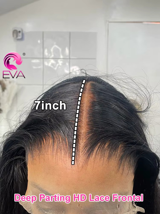 Eva Hair HD-Spitzenverschluss, 13x4, 13x6, Unisex - Bild 5