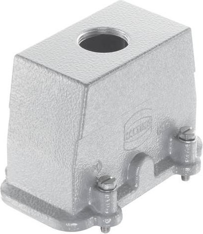 Harting Tüllengehäuse 19390160426 aus Aluminium in Silber und Grau - Bild 1