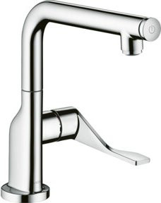 Hansgrohe Axor Citterio Spültisch-Einhebelmischer mit Schwenkauslauf in Brushed Nickel - Bild 1