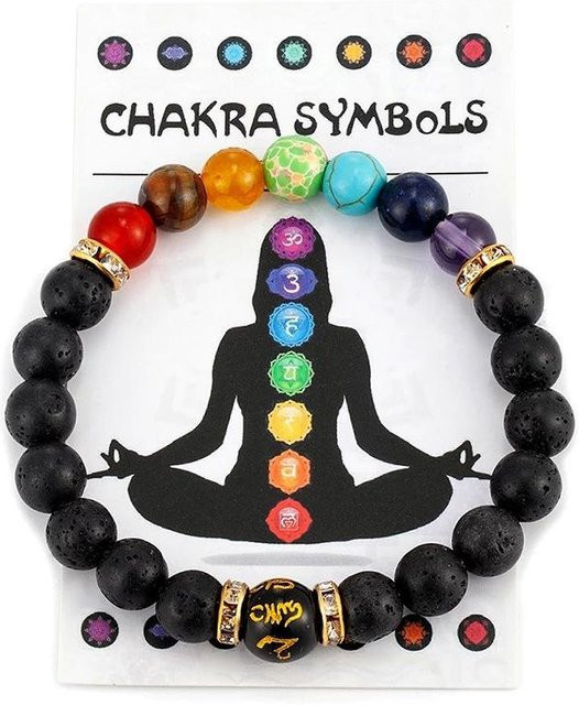 Nicssy 7-Chakra-Armband, Kristall, gray, Unisex - Bild 1