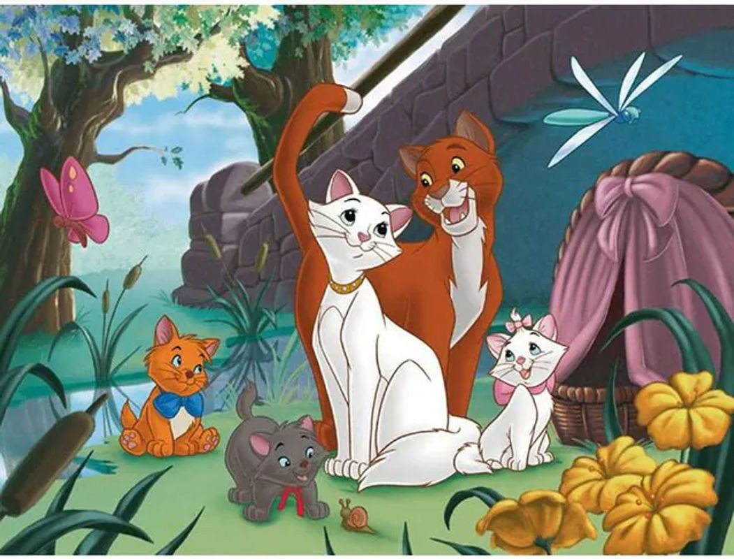 FIYO Diamond Painting Set Anime Kat Mozaik Wandkunst Mehrfarbig B: 30 cm, H: 20 cm - Bild 1