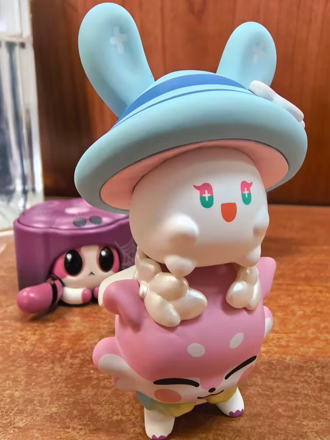 Mihoyo Honkai Star Rail Bunny Mushroom & Mushroom Bunny, Mini Blind Bag, Desktop-Figur - Bild 7
