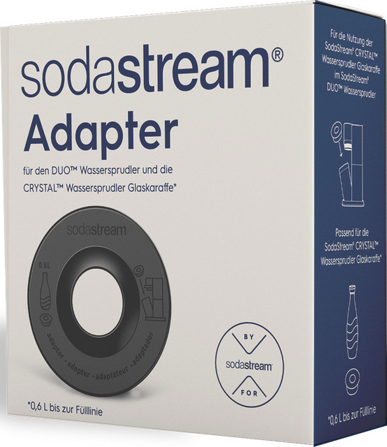 Sodastream Glaskaraffen-Adapter für DUO in Schwarz, 0,7 l - Bild 1