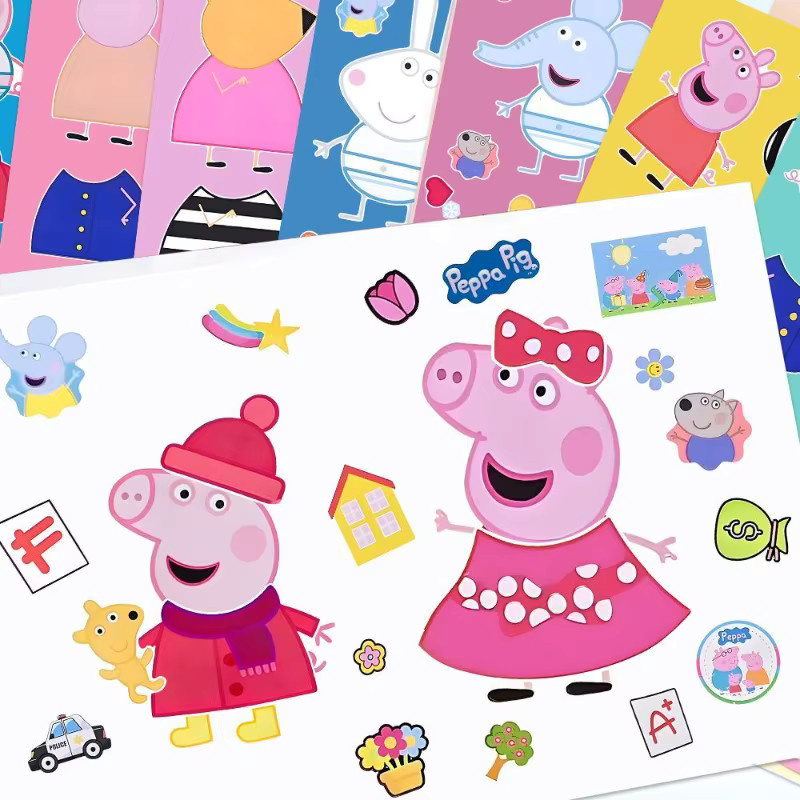 Hasbro Peppa Pig DIY-Puzzle-Aufkleber, 8-teiliges Set - Bild 3
